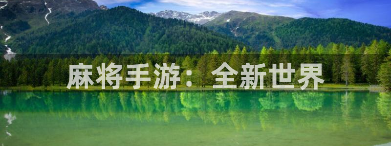 巅峰国际官网：麻将手游：全新世界