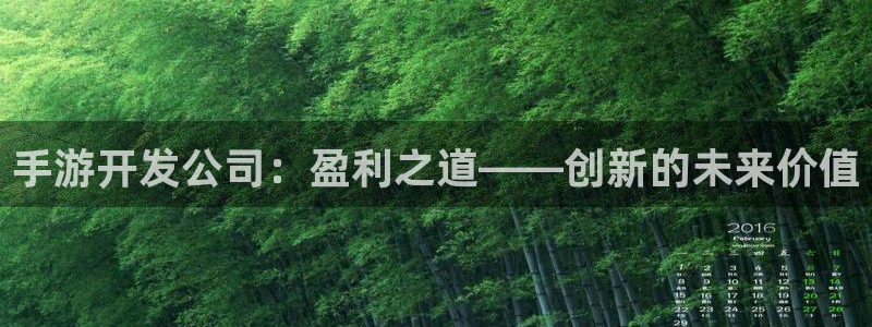 巅峰国际：手游开发公司：盈利之道——创新的未来价值