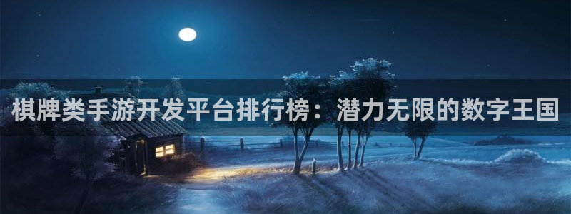 巅峰国际官网：棋牌类手游开发平台排行榜：潜力无限的数字王国